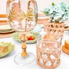 Conjunto 8 Copos Baixos De Vidro Wolff Com Sisal 320ml Decora