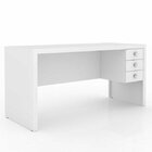 Conjunto 8 Peças Com 2 Escrivaninhas, 3 Gaveteiros, 2 Estante