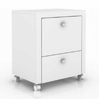 Conjunto 8 Peças Com 2 Escrivaninhas, 3 Gaveteiros, 2 Estante