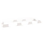 Conjunto 8 Pés Para Guarda Roupa 9cm B110 Kappesberg - Branco