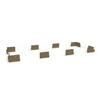 Conjunto 8 Pés Para Guarda Roupa 9cm B110 Kappesberg - Kappes