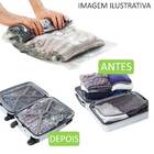 Conjunto 8 Sacos A Vácuo Para Viagem 40x60cm Otimiza Espaço