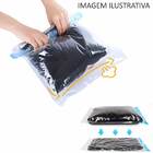 Conjunto 8 Sacos A Vácuo Para Viagem 40x60cm Otimiza Espaço