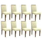 Conjunto 8 cadeiras Amanda Imbuia/ - Pr Móveis