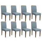 Conjunto 8 cadeiras Ana Imbuia/ - Pr Móveis