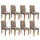 Conjunto 8 cadeiras Ana Ipê/ - Pr Móveis