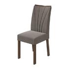 Conjunto 8 cadeiras Apogeu Imbuia/ - Móveis Lopas