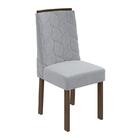 Conjunto 8 cadeiras Astrid Imbuia/ - Móveis Lopas