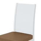 Conjunto 8 cadeiras Athenas Branco/ - Móveis Lopas