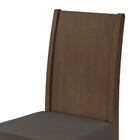 Conjunto 8 cadeiras Athenas Imbuia/ - Móveis Lopas