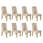 Conjunto 8 cadeiras Curvata - Pr Móveis