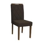 Conjunto 8 cadeiras Isabela Amêndoa/ - Pr Móveis