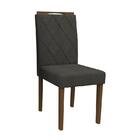 Conjunto 8 cadeiras Isabela Amêndoa/ - Pr Móveis