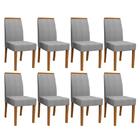 Conjunto 8 cadeiras Veneza Ipê/ - Pr Móveis
