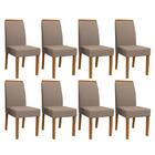 Conjunto 8 cadeiras Veneza Ipê/ - Pr Móveis