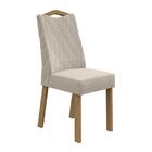 Conjunto 8 cadeiras Vênus Amêndoa/ - Móveis Lopas