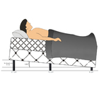 Conjunto 9 Pés Anti Refluxo De Madeira Para Cama Box Pés Fixos