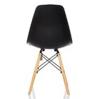 Conjunto  8 Cadeiras Eiffel Charles Eames Dkr Base Madeira Pr