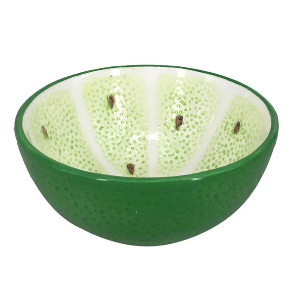 Conjunto. De Bowls De Ceramica Com Desenho De Limao - 4ps