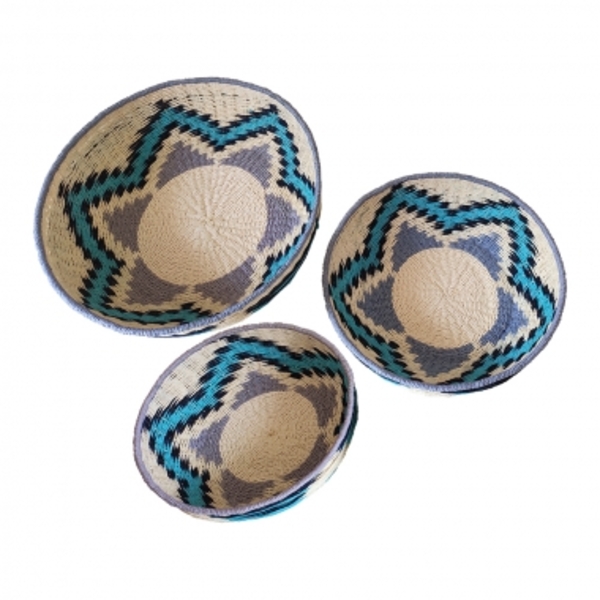 Conjunto. De Centro De Mesa De Corda Com Estampa - 3pcs