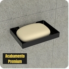 Conjunto Acessórios Banheiro Preto Kit Peças Metal Lavabo 6u
