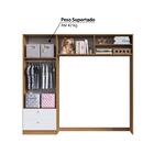 Conjunto Aconchego Berço C/colchão E Guarda Roupa - Branco/n