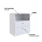 Conjunto Aconchego Berço E Cômoda - Branco