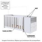 Conjunto Aconchego Berço E Cômoda - Branco