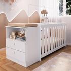 Conjunto Aconchego Berço E Cômoda - Branco