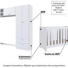 Conjunto Aconchego Berço Mini Cama C/colchão E Guarda Roupa