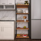 Conjunto Ajl Com 02 Estantes Industrial De Madeira Home Office