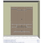 Conjunto Alemanha Painel e Mesa de Centro Madeira Rústica