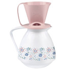 Conjunto Amabile Decorado Bule + Coador De Café 650ml