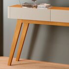 Conjunto Aparador 2 Gavetas 133cm Aros E Buffet Para Sala De