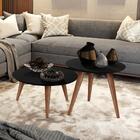 Conjunto Aparador 2 Gavetas Outlet/mesa Centro E Lateral Ciss