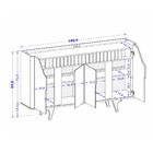 Conjunto Aparador E Cristaleira Lindart Cinamomo Off White