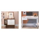 Conjunto Aparador E Escrivaninha Estilare Branca Branca