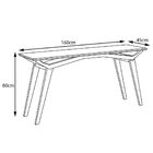 Conjunto Aparador E Mesa De Centro Sala De Estar Tampo De Vid