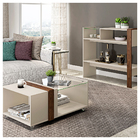 Conjunto Aparador Mênfis Com Mesa De Centro Núbia Caemmun