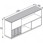 Conjunto Aparadores Multiuso Outono