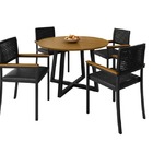 Conjunto Área Gourmet 4 Cadeiras 1,20m Coliseu Paonanda