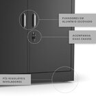 Conjunto Armário 87x90x47cm E Gaveteiro 2 Gavetas Para Escrit