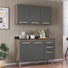 Conjunto Armário Aéreo 120cm E Balcão 118cm Doce