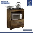 Conjunto Armário Aéreo 2 Portas E Balcão Para Cooktop 4 Bocas