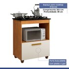 Conjunto Armário Aéreo 2 Portas E Balcão Para Cooktop 4 Bocas