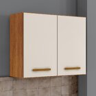 Conjunto Armário Aéreo 2 Portas E Balcão Para Cooktop 4 Bocas