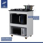 Conjunto Armário Aéreo De Cozinha E Balcão Para Cooktop 5 Boc
