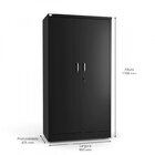 Conjunto Armário Alto E Gaveteiro 2 Gavetas De Aço Isma