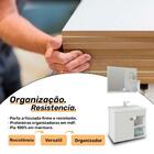 Conjunto Armário Banheiro Bia com Espelheira MGM Branco