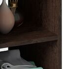 Conjunto Armário Banheiro Lotus Com Espelheira Mgm Café/branco